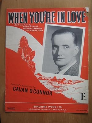 Seller image for When You're in Love - Sung By Cavan O'Connor for sale by EbenezerBooks