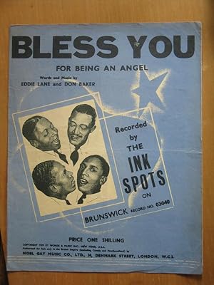 Seller image for Bless You for Being an Angel - as Sung By the Inkspots for sale by EbenezerBooks