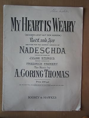 Imagen del vendedor de My Heart is Weary / Schwer Liegt Auf Dem Herzen a la venta por EbenezerBooks