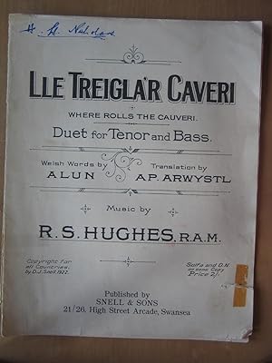 Image du vendeur pour Lle Treigla'r Caveri / Where Rolls the Cauveri - Duet for Tenor and Bass mis en vente par EbenezerBooks
