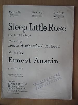 Imagen del vendedor de Sleep, Little Rose - a Lullaby a la venta por EbenezerBooks