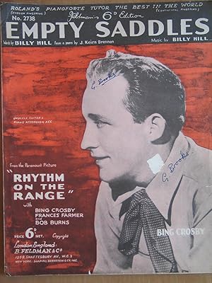 Image du vendeur pour Empty Saddles - as Sung By Bing Crosby mis en vente par EbenezerBooks