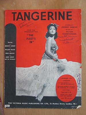 Seller image for Tangerine - from the Film "The Fleet's In" for sale by EbenezerBooks