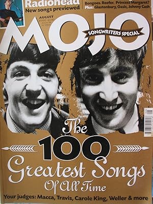 Image du vendeur pour Mojo - the Music Magazine August 2000 - Lennon and McCartney Front Cover mis en vente par EbenezerBooks