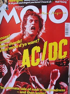 Image du vendeur pour Mojo - the Music Magazine December 2000 - AC/DC Front Cover mis en vente par EbenezerBooks