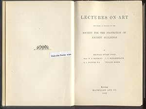 Bild des Verkufers fr Lectures on Art delivered in support of the Society for the Protection of Ancient Buildings. (uncut - unread, Ex Estelle Doheny ) zum Verkauf von Malcolm Books