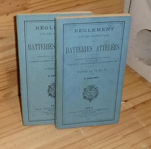 Règlement sur les manoeuvres des batteries attelées. Titres I, II, III, IV et V. Charles Lavauzel...