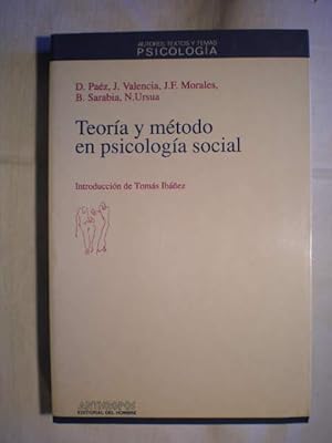 Teoría y método en psicología social