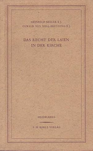 Immagine del venditore per Das Recht der Laien in der Kirche venduto da Online-Buchversand  Die Eule
