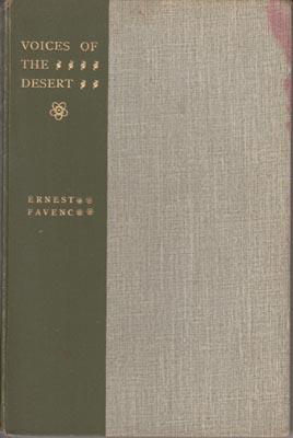 Imagen del vendedor de Voices of the Desert. a la venta por Berkelouw Rare Books