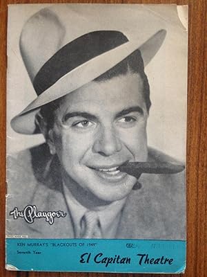 Image du vendeur pour The Playgoer, 1949 : El Capitan Theatre, Ken Murray's "Blackouts of 1949", Seventh Year mis en vente par Epilonian Books