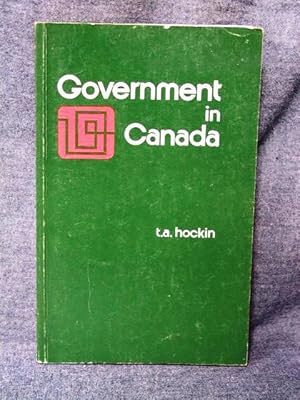 McGraw-Hill Ryerson Series in Canadian Politics 12 Government in Canada