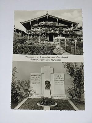 AK Rottach-Egern am Tegernsee, Grabstätte und Museum von Leo Slezak