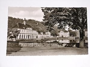 AK Solbad Karlshafen (Oberweser), Hafen mit Rathaus