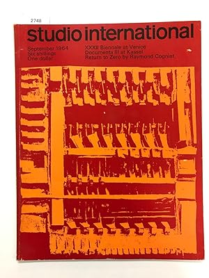 Studio International. Vol. 168 / no. 857. September.