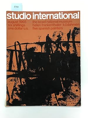 Studio International. Vol. 170 / no. 868. August.