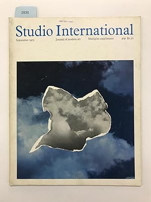 Studio International Journal of Modern Art. Incorporating The Studio. Vol. 184 / no. 947. September.