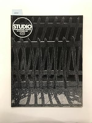 Studio International Journal of Modern Art. Incorporating The Studio. Vol. 187 / no. 967. June.