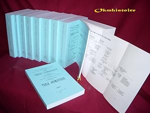 Les communes luxembourgeoises. --------- Reproduction anastatique en 10 volumes brochés