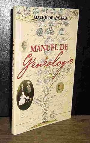 Bild des Verkufers fr MANUEL DE GENEALOGIE zum Verkauf von Livres 113