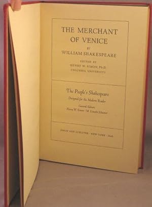 Image du vendeur pour The Merchant of Venice. The People's Shakespeare. mis en vente par Bucks County Bookshop IOBA