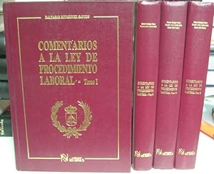COMENTARIOS A LA LEY DE PROCEDIMIENTO LABORAL (4 VOLUMENES).