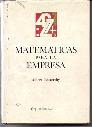 Image du vendeur pour MATEMATICAS PARA LA EMPRESA mis en vente par Desvn del Libro / Desvan del Libro, SL