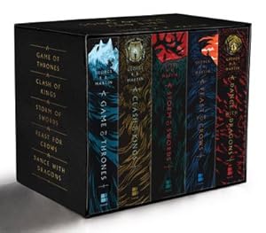 Bild des Verkufers fr A Game of Thrones 1-5 Boxed Set. TV Tie-In : A Game of Thrones, A Clash of Kings, A Storm of Swords, A Feast for Crows, and A Dance with Dragons zum Verkauf von AHA-BUCH GmbH