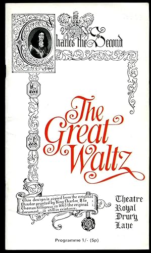 Bild des Verkufers fr The Great Waltz: Souvenir Theatre Programme Performed at Theatre Royal, Drury Lane, London zum Verkauf von Little Stour Books PBFA Member