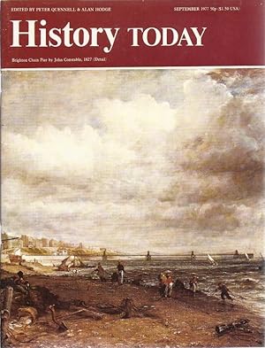 Seller image for History Today Volume XXVII September 1977 historyz englandz for sale by Charles Lewis Best Booksellers