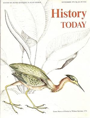 Seller image for History Today Volume XXVIII November 1978 historyz englandz for sale by Charles Lewis Best Booksellers