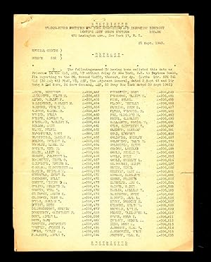 World War II Restricted WAC (Women's Army Corps) Enlistment List, Southern New York District, 28 ...