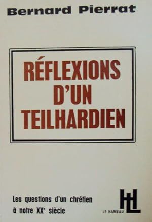Seller image for Rflexions d'un teilhardien. for sale by JLG_livres anciens et modernes
