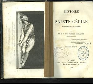Seller image for HISTOIRE DE SAINTE CECILE. VIERGE ROMAINE ET MARTYRE. for sale by Le-Livre