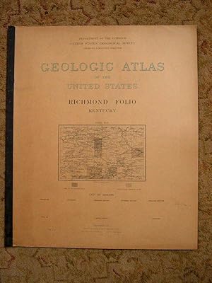 Immagine del venditore per GEOLOGIC ATLAS OF THE UNITED STATES; RICHMOND FOLIO, KENTUCKY; FOLIO 46 venduto da Robert Gavora, Fine & Rare Books, ABAA