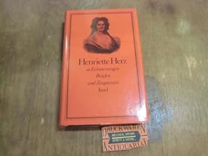 Imagen del vendedor de Henriette Herz in Erinnerungen, Briefen und Zeugnissen. a la venta por Druckwaren Antiquariat