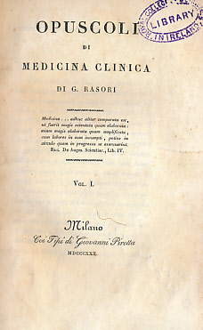 Image du vendeur pour Opuscoli di Medicina Clinica. 2 Volumes mis en vente par Barter Books Ltd