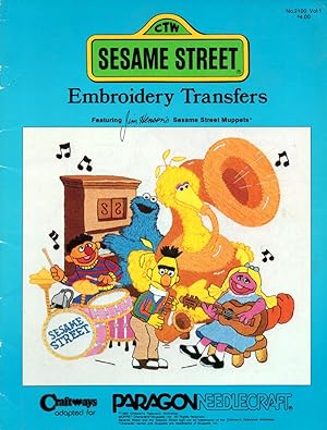 Sesame Street Embroidery Transfers No. 2100 Vol.1