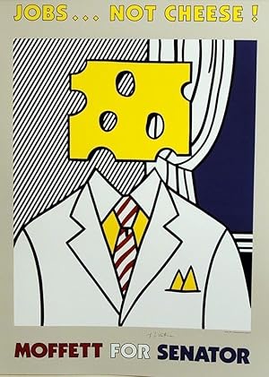 Moffett for Senator (SIGNED poster by Roy Lichtenstein)