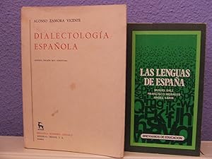 Imagen del vendedor de DIALECTOLOGA ESPAOLA + LAS LENGUAS DE ESPAA a la venta por Libros Dickens