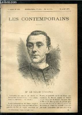 Seller image for Mgr de Sgur (1820-1881). LES CONTEMPORAINS N132 for sale by Le-Livre