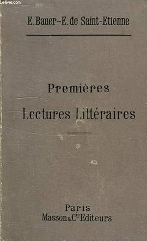 Seller image for PREMIERES LECTURES LITTERAIRES for sale by Le-Livre