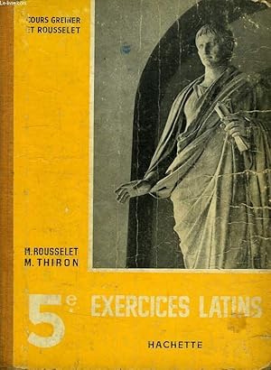 Seller image for EXERCICES LATINS, CLASSE DE 5e for sale by Le-Livre