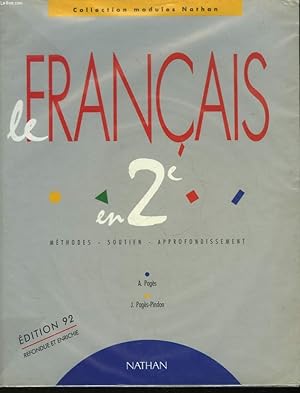 Bild des Verkufers fr LE FRANCAIS EN 2 zum Verkauf von Le-Livre