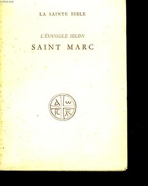 Seller image for L'EVANGILE SELON SAINT MARC for sale by Le-Livre