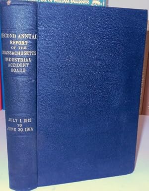 Bild des Verkufers fr Second annual report of the industrial accident board, including statistical information and tables, estimates of the cost of insurance, a comparison of costs under different scales of benefits and general information of importance zum Verkauf von Kuenzig Books ( ABAA / ILAB )