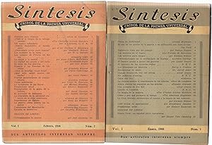 Imagen del vendedor de SNTESIS CRISOL DE LA PRENSA UNIVERSAL. 21 NMEROS a la venta por Librera Torren de Rueda