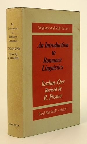 Bild des Verkufers fr An Introduction to Romance Linguistics its Schools and Scholars zum Verkauf von Keel Row Bookshop Ltd - ABA, ILAB & PBFA