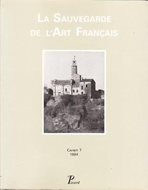 Bild des Verkufers fr Cahiers de la sauvegarde de l'art francais. n 07. zum Verkauf von JLG_livres anciens et modernes