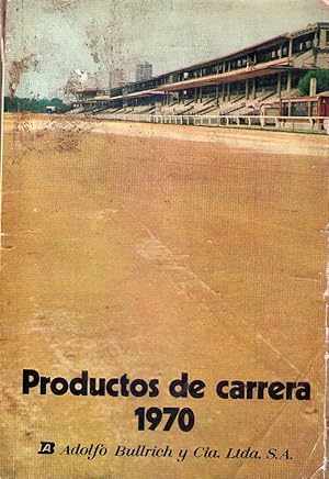 PRODUCTOS DE CARRERA CATALOGO GENERAL 1970